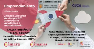 Taller Gratuito “Diseña tu Plan – Básico” en Villalpando