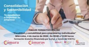 Taller Formativo Online «Fiscalidad y contabilidad para empresarios individuales»
