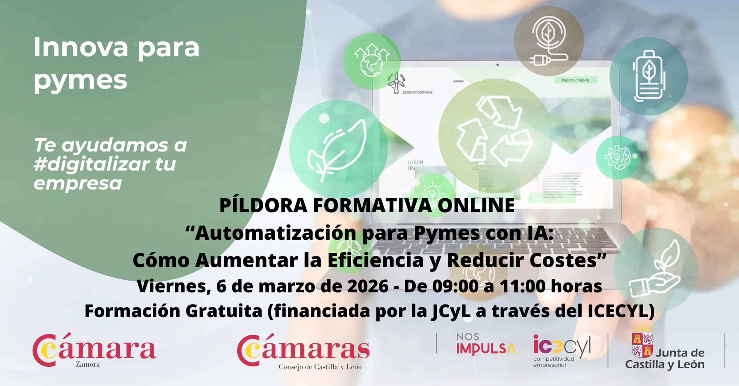 2026-03-06. Automatización para Pymes con IA Cómo Aumentar la Eficiencia y Reducir Costes