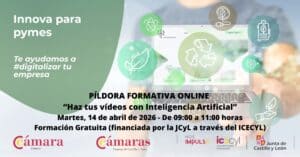 Píldora Formativa Online «Haz tus vídeos con Inteligencia Artificial»
