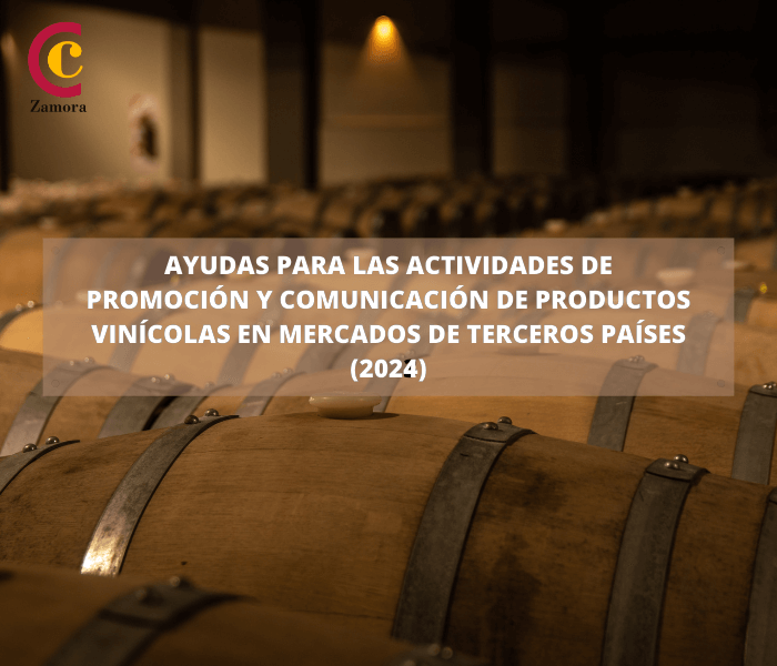 Ayudas para las actividades de promoción y comunicación de productos vinícolas en mercados de terceros países (2024)
