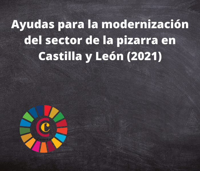 Ayudas para la modernización del sector de la pizarra en Castilla y León (2021)