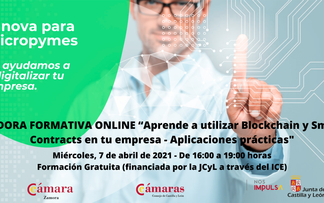 Taller Formativo Online “Descubre los secretos de Blockchain y las Criptomonedas y cómo aplicarlo en tu empresa”