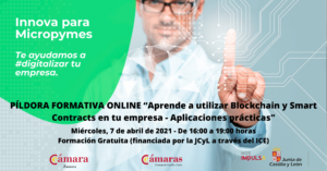 Taller Formativo Online “Descubre los secretos de Blockchain y las Criptomonedas y cómo aplicarlo en tu empresa”