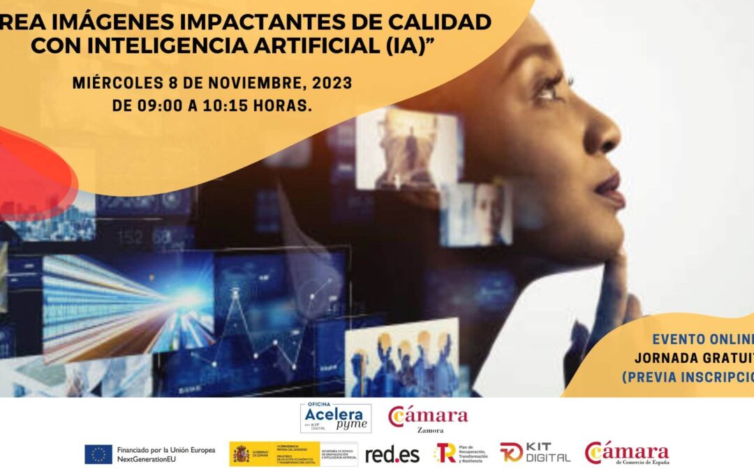 Jornada Online Gratuita: «Crea imágenes impactantes de calidad con Inteligencia Artificial (IA).»