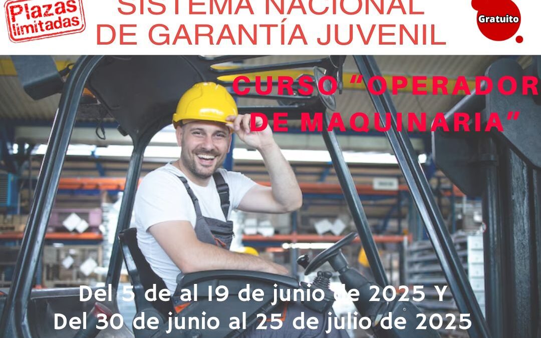 Curso Gratuito «Operador de Maquinaria»