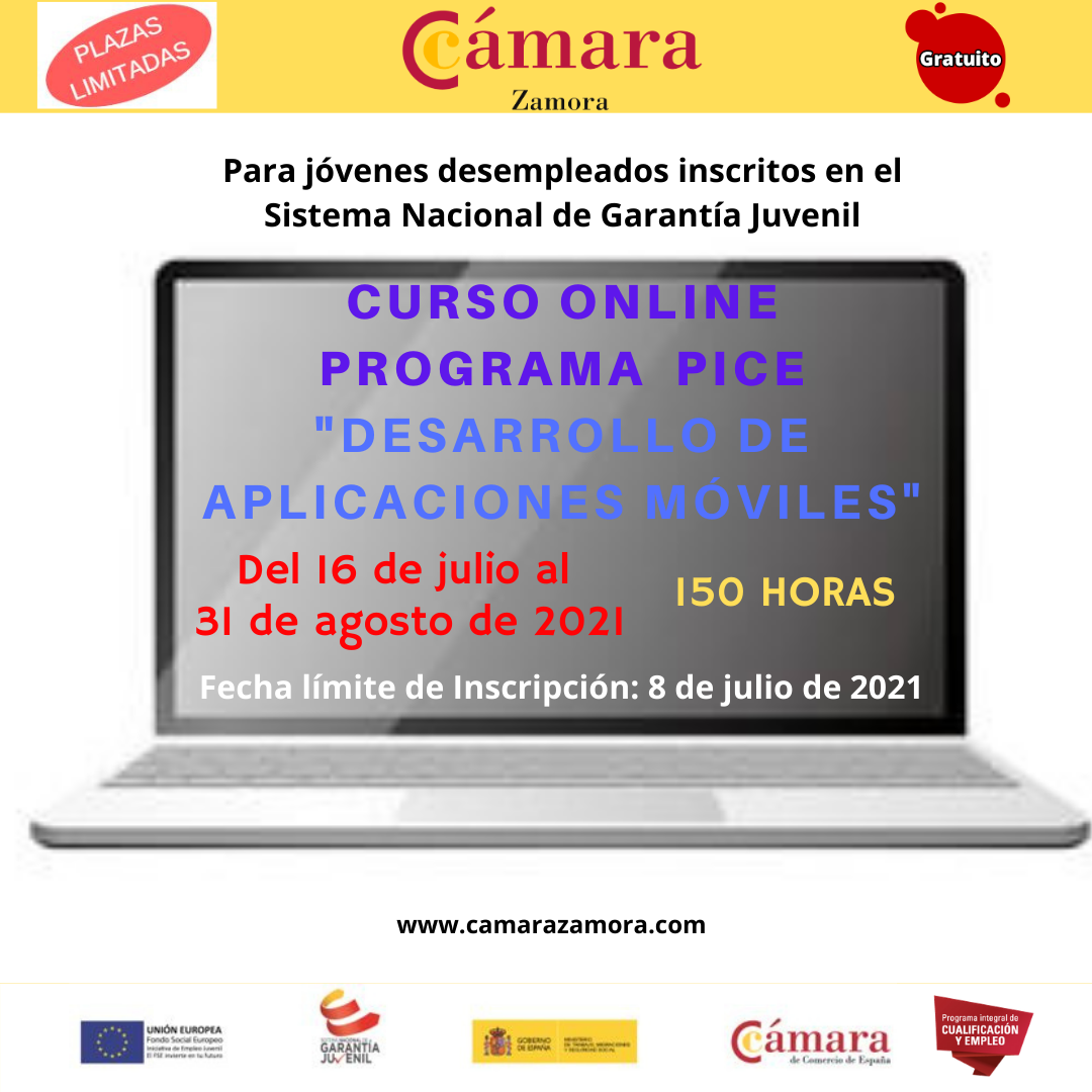 Curso Pice Online Desarrollo Apps