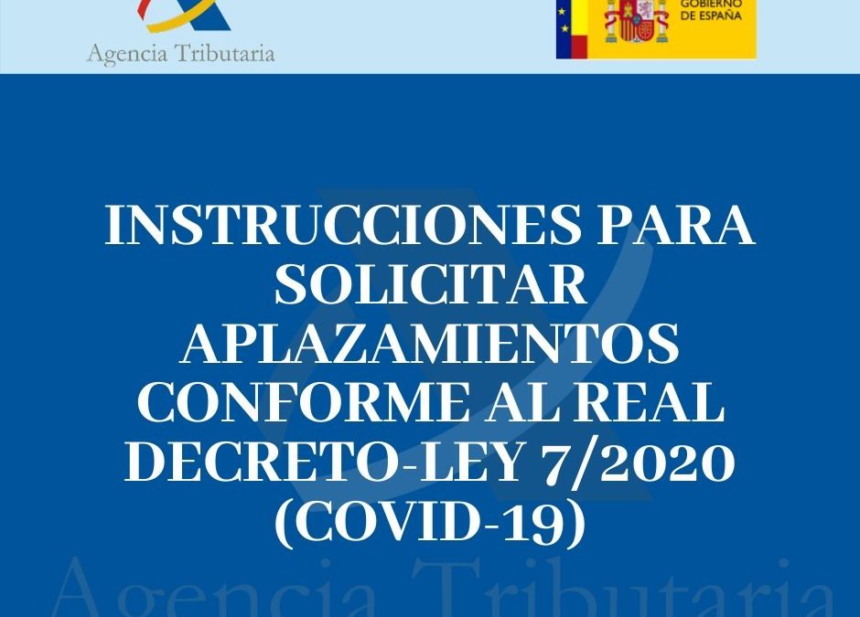 Instrucciones para solicitar aplazamientos para pymes y autónomos