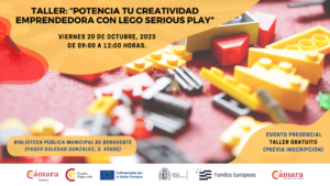 Taller Gratuito “Potencia tu creatividad emprendedora con Lego Serious Play” (Benavente)