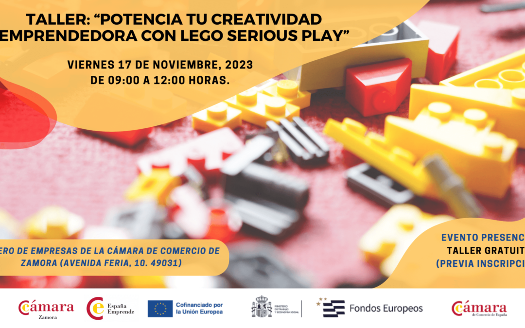 Taller Gratuito “Potencia tu creatividad emprendedora con Lego Serious Play” (Zamora)