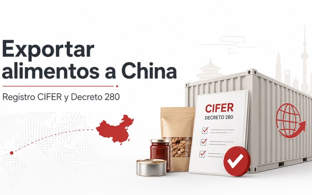 Decreto 280 de China y registro CIFER: novedades para fabricantes de alimentos en 2026