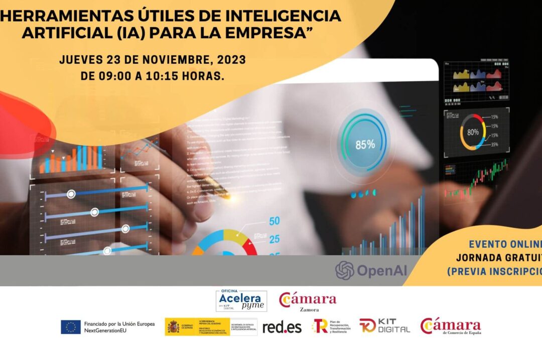 Jornada Online Gratuita: «Herramientas útiles de Inteligencia Artificial (IA) para la empresa.»