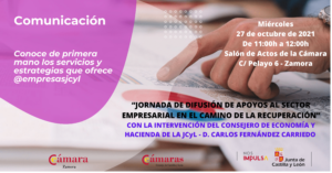 Jornada de Difusión de apoyos al sector empresarial en el camino de la recuperación