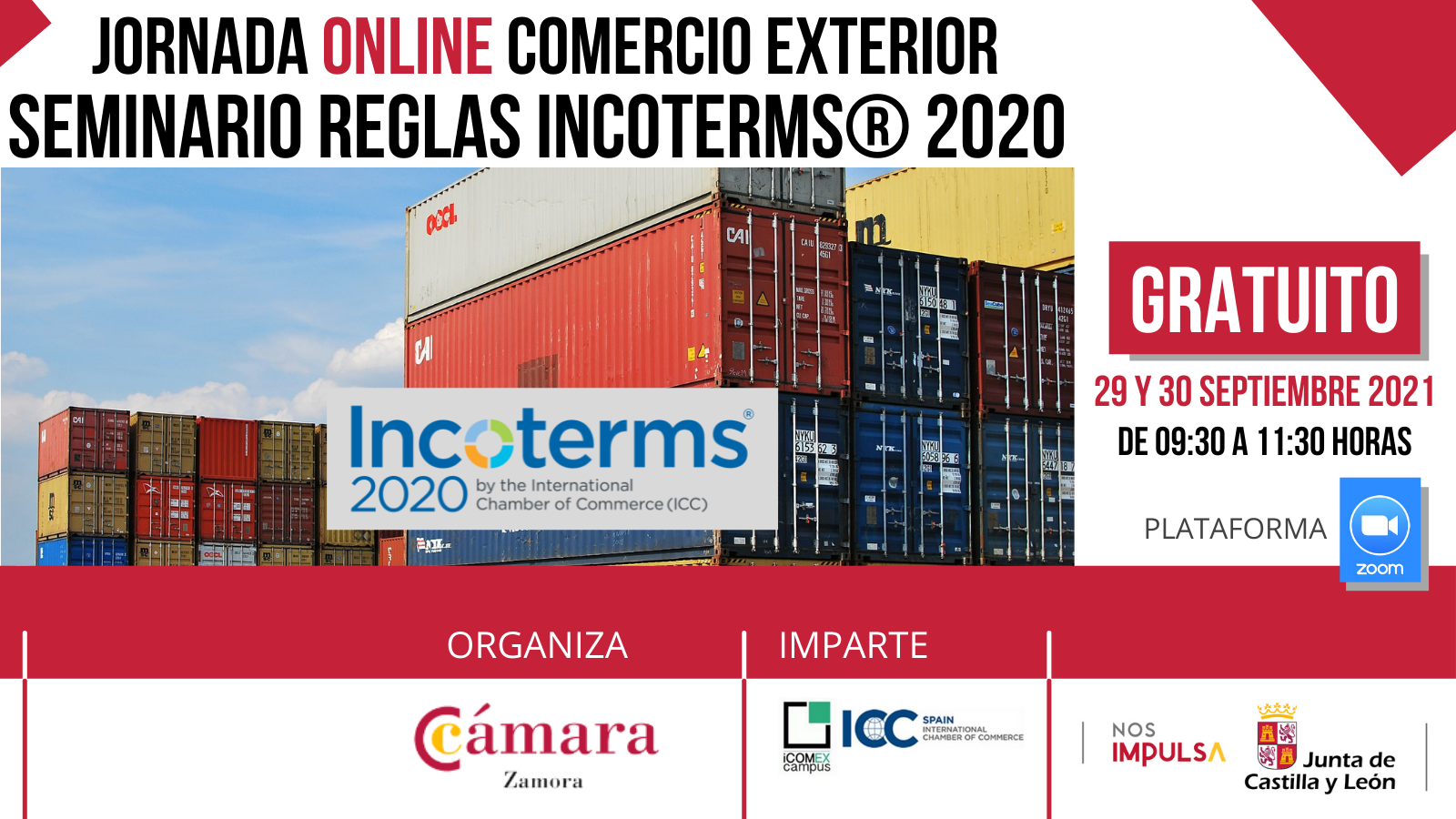 JORNADA ONLINE Incoterms 2020 Zamora