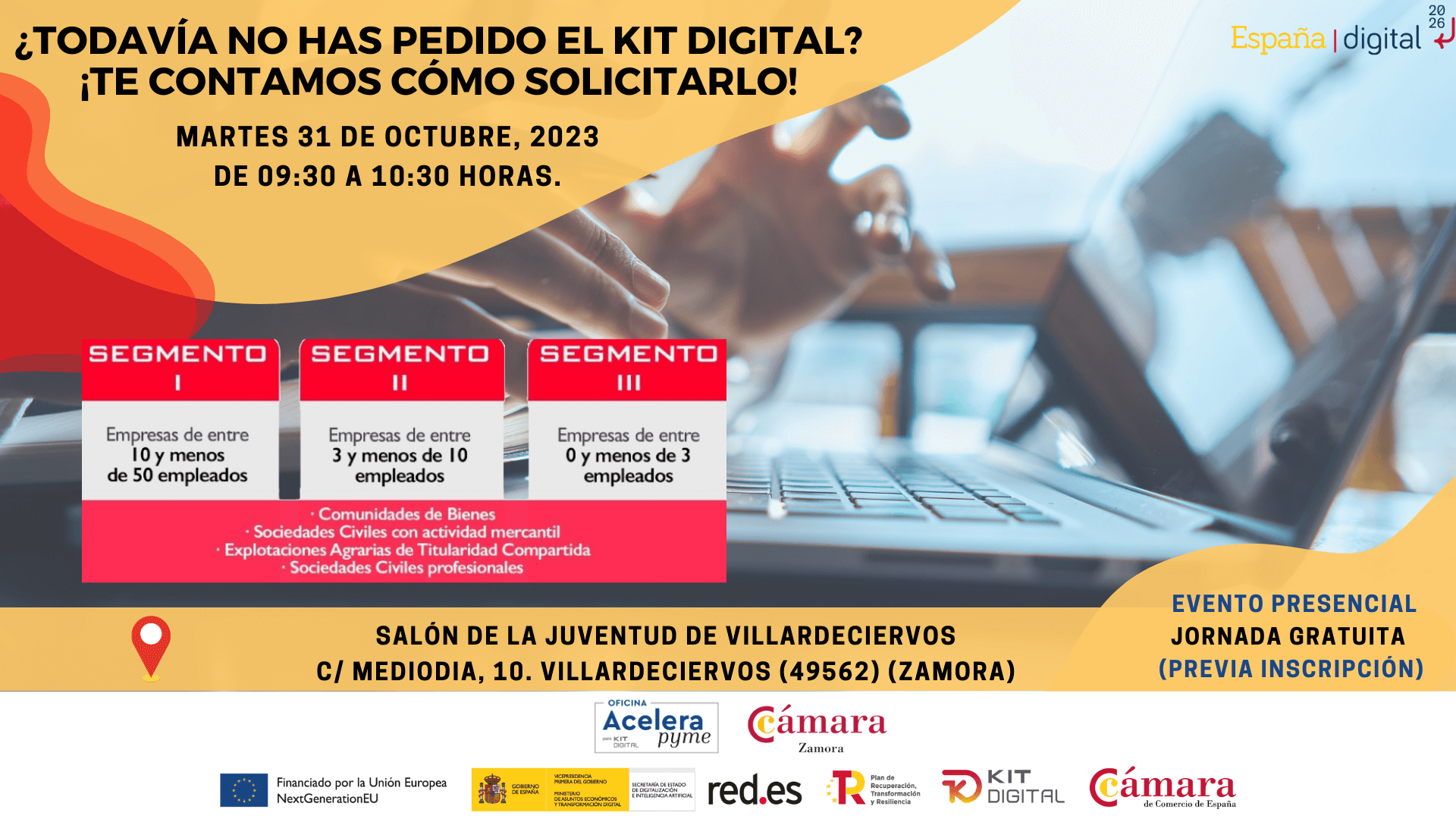 Jornada Gratuita Presencial: ¿Todavía no has pedido el Kit Digital? ¡Te contamos cómo solicitarlo! – Villardeciervos