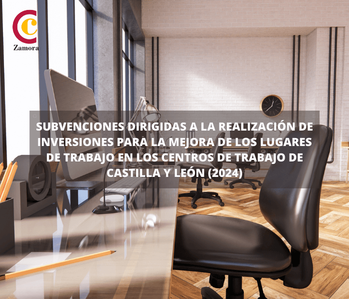 Subvenciones dirigidas a la realización de inversiones para la mejora de los lugares de trabajo en los centros de trabajo de Castilla y León (2024)