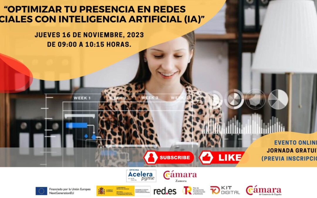 Jornada Online Gratuita: «Optimizar tu presencia en redes sociales con Inteligencia Artificial (IA).»