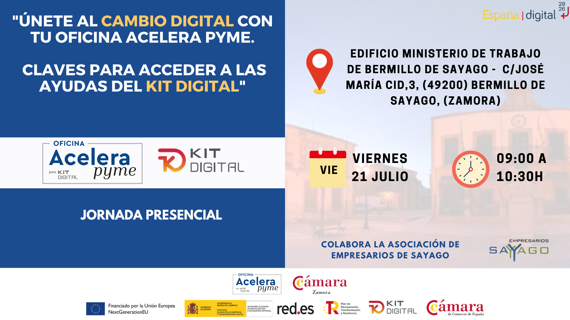 "Únete al cambio digital con tu Oficina Acelera Pyme. Claves para acceder a las ayudas del Kit Digital"