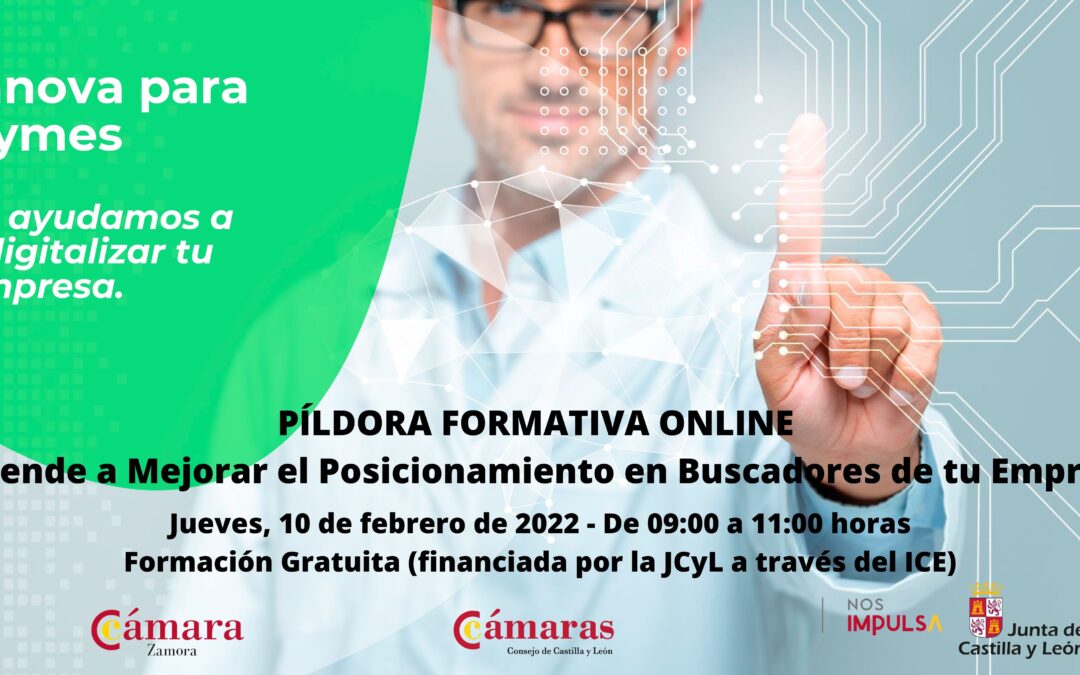 Píldora Formativa Online “Aprende a Mejorar el Posicionamiento en Buscadores de tu Empresa”