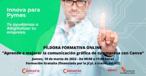 Píldora Formativa Online “Aprende a mejorar la comunicación gráfica de tu empresa con Canva”