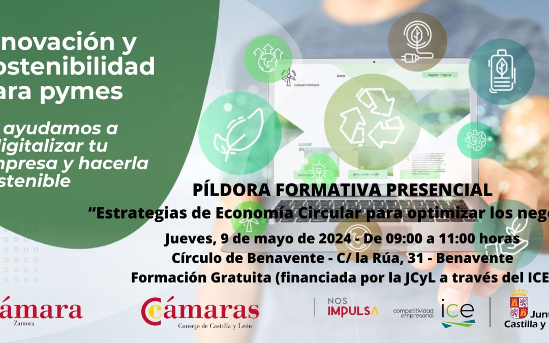 Píldora Formativa Presencial «Estrategias de Economía Circular para optimizar los negocios”