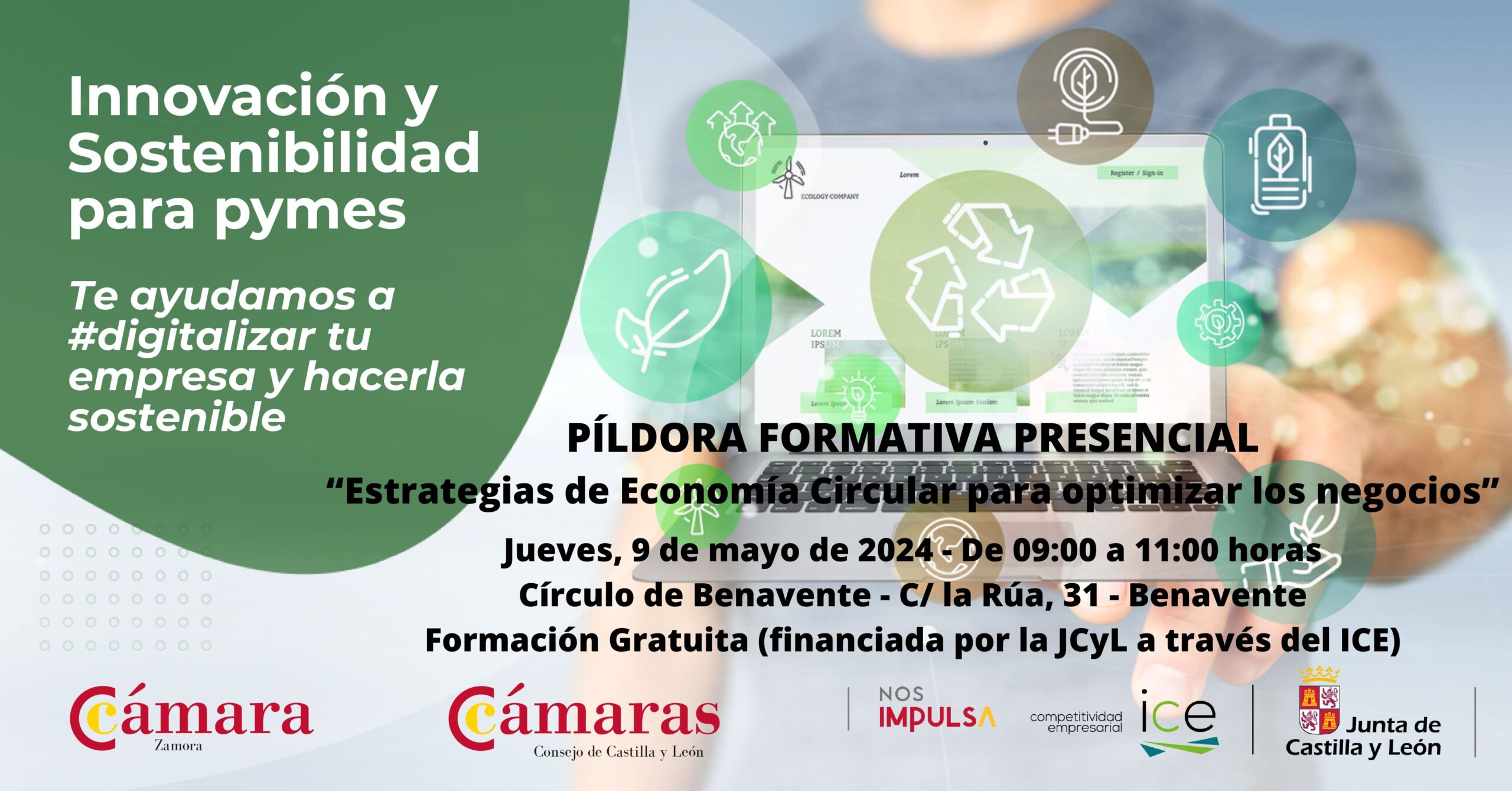 Píldora Formativa Estrategias de Economía Circular para optimizar los negocios