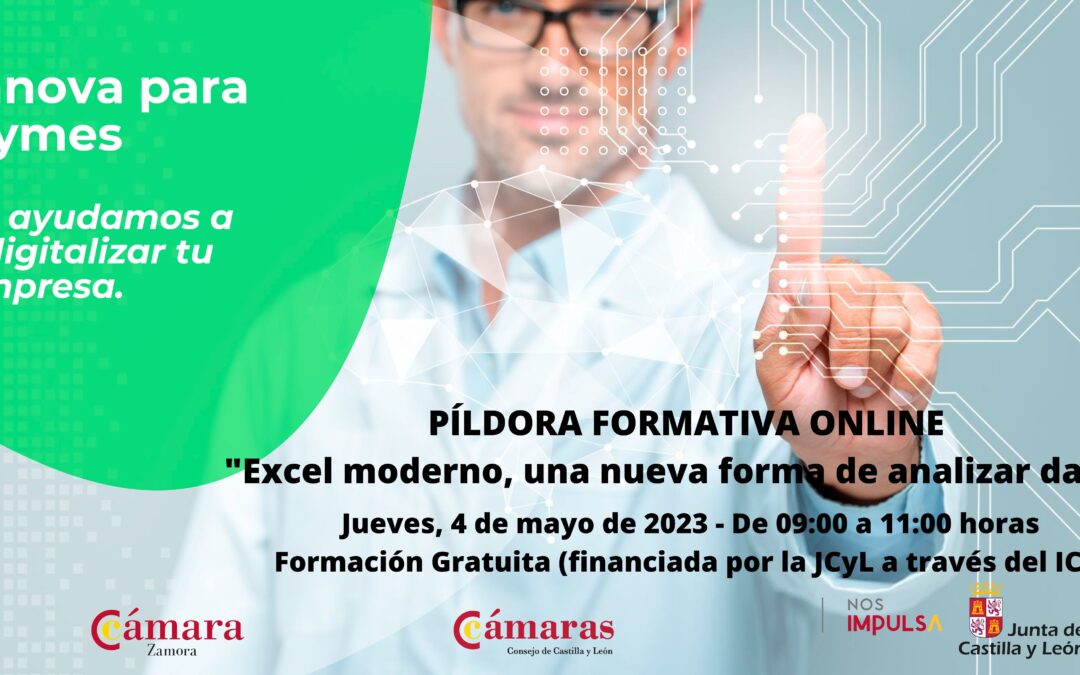 Píldora Formativa Online “Excel moderno, una nueva forma de analizar datos”