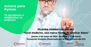 Píldora Formativa Online “Excel moderno, una nueva forma de analizar datos”