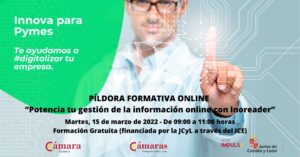Píldora Formativa Online “Potencia tu gestión de la información online con Inoreader”