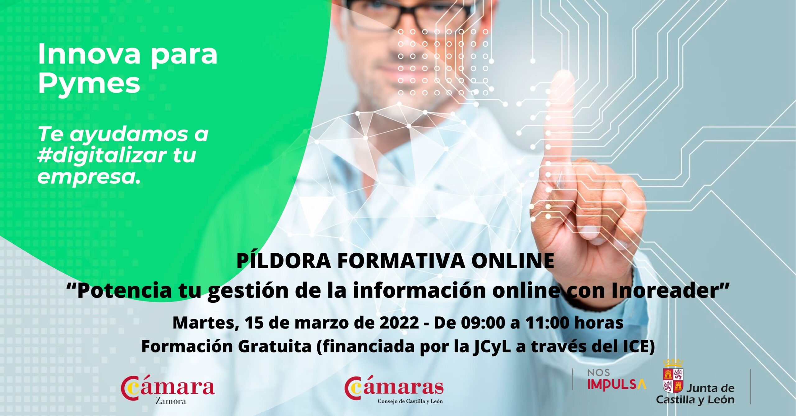 Píldora Formativa Online “Potencia tu gestión de la información online con Inoreader”