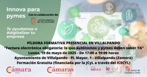 Píldora Formativa Presencial en Villalpando «Factura electrónica obligatoria lo que autónomos y pymes deben saber YA»