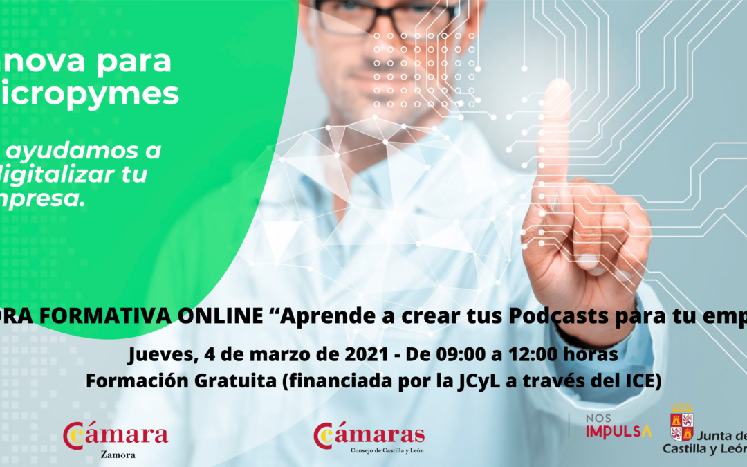 Taller Formativo Online “Aprende a crear tus Podcasts para tu empresa”