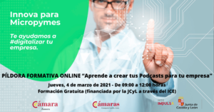 Taller Formativo Online “Aprende a crear tus Podcasts para tu empresa”