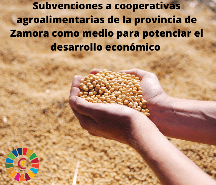 Subvenciones a cooperativas agroalimentarias de la provincia de Zamora como medio para potenciar el desarrollo económico