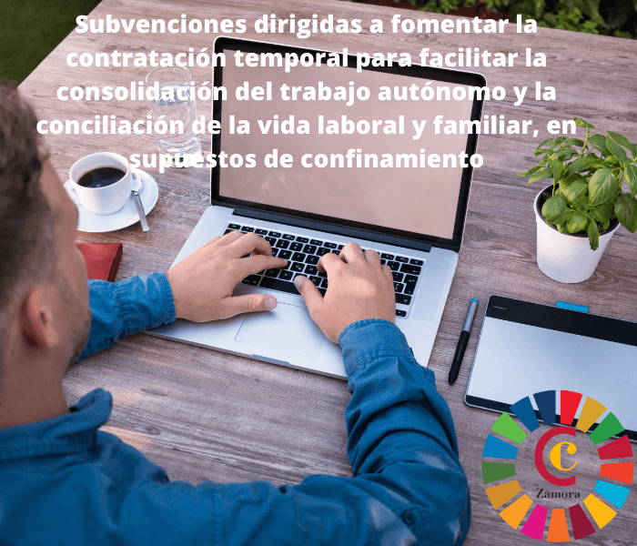 Subvenciones dirigidas a fomentar la contratación temporal para facilitar la consolidación del trabajo autónomo y la conciliación de la vida laboral y familiar, en supuestos de confinamiento