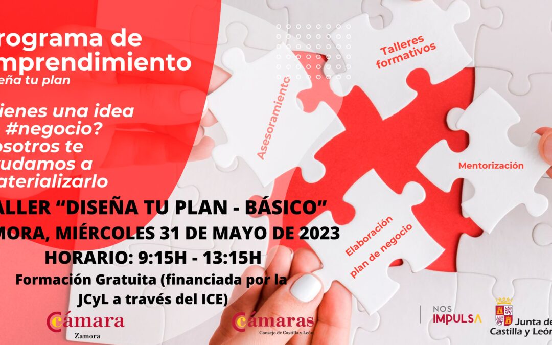 Taller Gratuito “Diseña tu Plan – Básico”