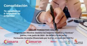 Taller Formativo Online “Negociación Efectiva: Domina las mejores Técnicas y Tácticas»