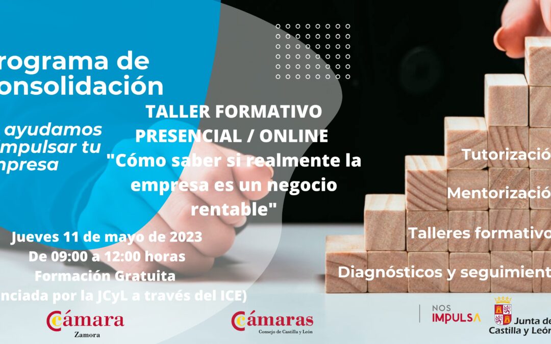 Taller Formativo Presencial / Online “Cómo saber si realmente la empresa es un negocio rentable”