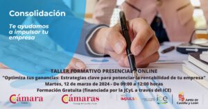 Taller “Optimiza tus ganancias: Estrategias clave para potenciar la rentabilidad de tu empresa»