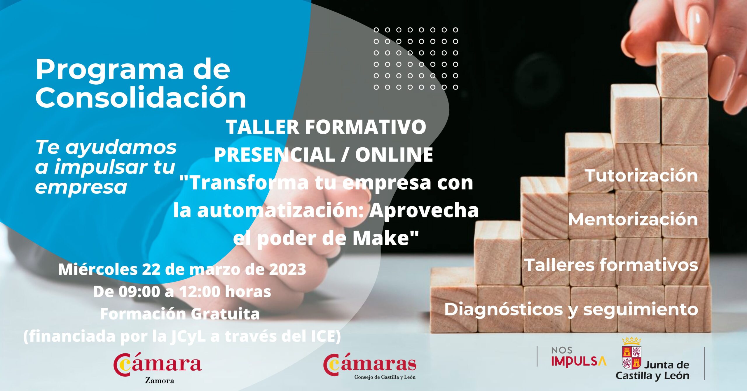 Taller Formativo Presencial - Online Transforma tu empresa con la automatización - Aprovecha el poder de Make