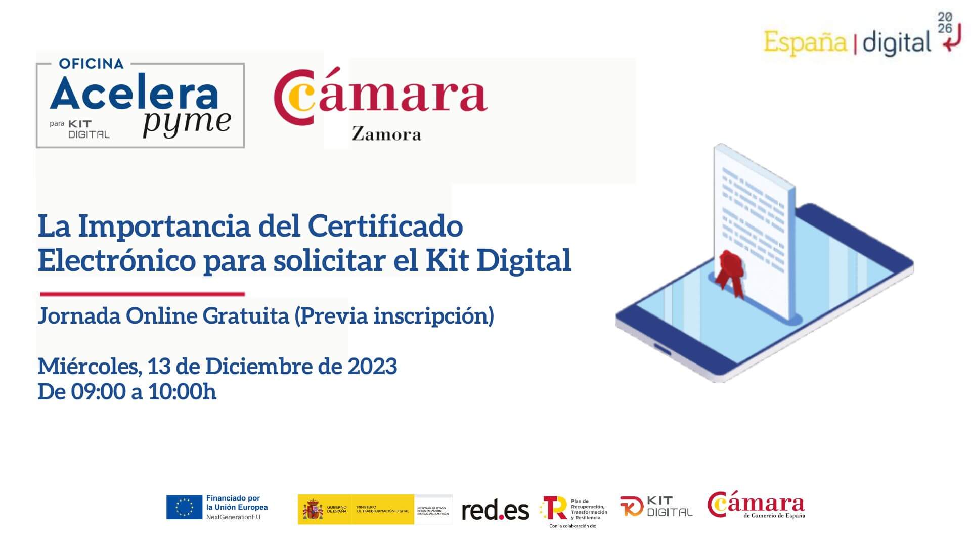 La Importancia del Certificado Electrónico para solicitar el Kit Digital