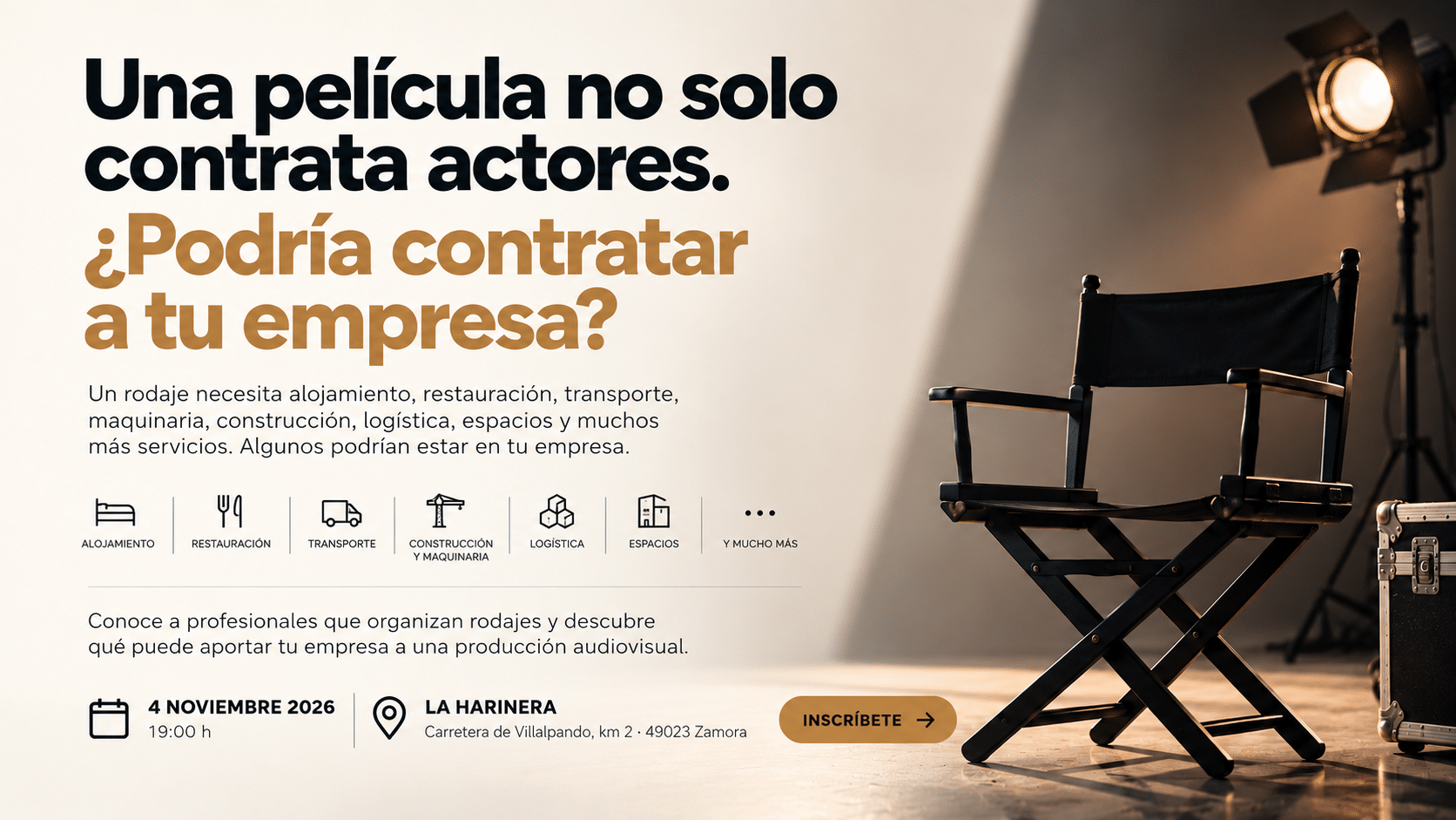 Zamora showcases its potential as a filming location to cinema professionals