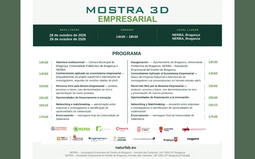 Acercamos la fabricación aditiva a las empresas zamoranas en la M3D Bragança