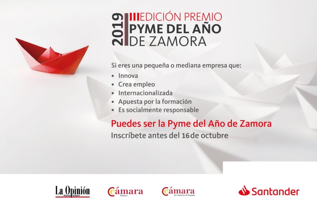 Premio Pyme del año 2019 Cámara Zamora