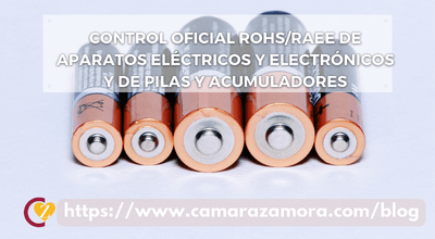 Control oficial RoHS/RAEE de aparatos eléctricos y electrónicos y de pilas y acumuladores