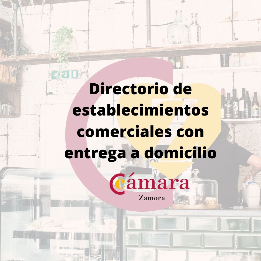 Comercios con entrega a domicilio en Zamora